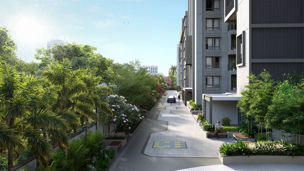 Parklane Landscaped Entrance Pathway
