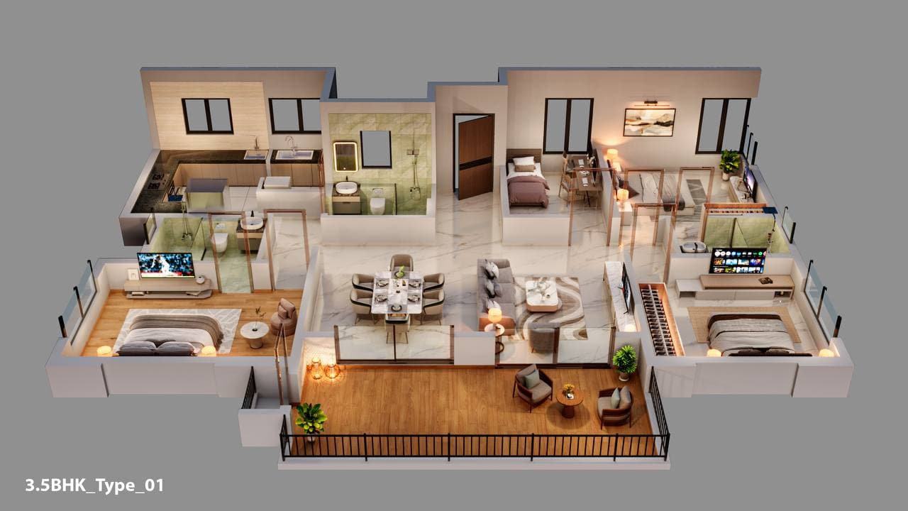 3.5 BHK Type A